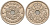 Дания 1 крона 1995 LG; JP; A, Маргрете II (1972- ) KM 873.1 медно-никель 4177-526