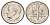США 1 дайм (10 центов) 1997 D, Рузвельт KM 195a медь плакированный медно-никелем 4682-349