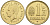 Испания 1 песета 1980 (81) чемпионат мира по футболу 82, Хуан Карлос I (1975-2001) KM 816 алюминиевая бронза 4571-1117