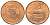 Исландия 10 эйре 1981 KM 25 бронза UNC 192-441