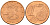 Финляндия 1 евроцент 1999  KM 98 сталь плакированная медью  UNC  4189-211
