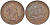 Великобритания 1/2 пенни 1958 Елизавета II (1952-2022) KM 896, Spink 4158 бронза 117-221