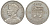 Фиджи 1 флорин 1934 Георг V (1910-1936), герб Фиджи KM 5 серебро    91-1131