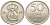 Швеция 50 эре 1969 U, Густав VI Адольф (1950-1973) KM 837 медно-никель 117-317