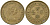 Гонконг 50 центов 1977 Елизавета II (1955-) KM 41 никель латунь 4156-113