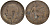 Великобритания 1/2 пенни 1915 Георг V (1910-1936) KM 809, Spink 4056 бронза 4143-651