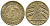 ГЕРМАНИЯ 5 РЕЙХСПФЕННИГОВ 1925 F KM 39, J. 316 алюминиевая бронза 39-539