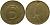Словения 5 толаров 1997 KM 6 латунь 4548-935