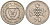 Кипр 50 милсов 1973 виноградная гроздь KM 41 медно-никель 4571-1025