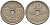 ДАНИЯ 10 ЭРЕ 1925 HCN; GJ, КРИСТИАН X (1912-1947) KM 822.1 медно-никель 100-257