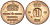 Швеция 1 эре 1967 U Густав VI Адольф (1950-1973) KM 820 бронза 4547-1052