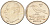 Норвегия 25 эре 1973 Улаф V (1958-1991), синица KM 407 медно-никель UNC 4580-1043