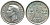 Австралия 3 пенса 1950 m, Георг VI (1937-1952), без букв KM 44 серебро 71-254
