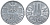 Австрия 10 грошей 1955 KM 2878 алюминий 4164-358