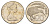 Новая Зеландия 20 центов 1980 Елизавета II (1952-2022), птичка киви KM 36 медно-никель 87-1013