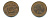 Великобритания 1/2 пенни 1964 Елизавета II (1952-2022) KM 896, Spink 4158 бронза 59-1223