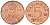 Дания 5 эре 1973 S; B, Маргрете II (1972- ) KM 859.1 железо плакированное медью 54-1038