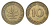 ФРГ 10 пфеннигов 1950 J KM 108, J. 383 сталь плакированная латунью 4616-1155