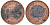 Россия 1 копейка 1904 СПБ Николай II (1896-1917) Биткин 306, KM 9.2 медь 51-456