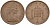 Великобритания 1 пенни 1971 Елизавета II (1952-2022) KM 915, Spink 4237 (B1) бронза 4567-855