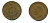 Великобритания 1/2 пенни 1943 Георг VI (1936-1952) KM 844, Spink 4115 бронза 4383-1025