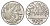 Кобленц 1/2 марки 1921 Funck 80.9A, Men05 4526.18, Men18 5727.18/20 сталь UNC 4637-1136