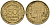 Франция 50 сантимов 1932 KM 894.1, Le Franc 192.15 алюминиевая бронза 4596-748
