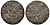 Бранденбург-Пруссия 1/24 талера 1625 Георг Вильгельм (1619-1640), вес 0,81 гр. KM 116.1 серебро 1516-215