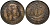 Великобритания 1/2 пенни 1956 Елизавета II (1952-2022) KM 896, Spink 4158 бронза 4171-643