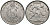 Люксембург 2 франка 1924 сталевар, Шарлотта (1919-1964) KM 36 никель 00-00