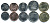 Новая Зеландия лот из 5 монет 2000-2006 (5, 10, 20, 50 центов и 1 доллар) UNC M75-17