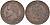 ФРАНЦИЯ 5 САНТИМОВ 1864 A, НАПОЛЕОН III (1852-1870) KM 797.1, LE FRANC 117.11 бронза 108-547