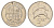 Исландия 5 крон 1992 дельфины KM 28 медно-никель 4691-413