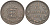 Гернси 8 даблов (дублей) 1864 KM 7 бронза 3996-522