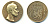 НИДЕРЛАНДЫ МЕДАЛЬ ND (1792-1849) КОРОЛЬ ВИЛЬЯМ II бронза UNC 1079-3-23