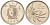 Мальта 2 цента 1991 оливковая ветвь KM 94 медно-никель 4585-1265