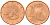 Финляндия 1 евроцент 1999  KM 98 сталь плакированная медью  UNC  4189-153