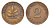 ФРГ 2 пфеннига 1950 F KM 106, J. 381 бронза 4594-462