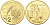 Польша 2 злотых 2005 MW, серия польские художники, Тадеуш Маковский (1882-1932) KM 541, Parchimowicz 961 латунь 4586-1112