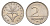 Венгрия 2 форинта 1994 KM 693 медно-никель UNC 3458-747