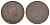 Кипр 1 пиастр 1908 Эдуард VII (1901-1910), год-тип KM 12 бронза 00-801-35