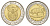 ЮАР 5 рандов 2014 биметалл UNC 4626-927