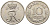 ДАНИЯ 10 ЭРЕ 1971 C;S, ФРЕДЕРИК IX (1947-1972) KM 849,1 медно-никель 201-1231