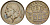БЕЛЬГИЯ 50 САНТИМОВ 1964 BELGIQUE KM 148.1 бронза 4528-941