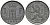 БЕЛЬГИЯ 1 ФРАНК 1943 BELGIE-BELGIQUE KM 128 цинк 34-1135