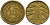 Германия 10 рейхспфеннигов 1935 F KM 40, J. 317 алюминиевая бронза 4187-1033