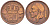 БЕЛЬГИЯ 20 САНТИМОВ 1957 BELGIQUE, БОДУЭН I (1951-1993) KM 146 бронза 3334-1244