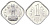 Индия 1 пайс 1966 монетный двор знак ромб - Бомбей KM 10.1 алюминий 4611-552