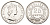 Белиз 25 центов 2022 Екатерина II (1952-2022) KM 36 медно-никель  UNC  M86-08