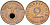 ГЕРМАНИЯ 2 РЕЙХСПФЕННИГА 1938 J КМ 90, J.362 бронза UNC 73-1023